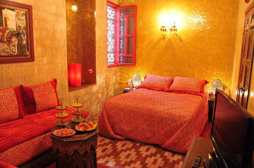 Riad La Maison Verte Фес Стая снимка