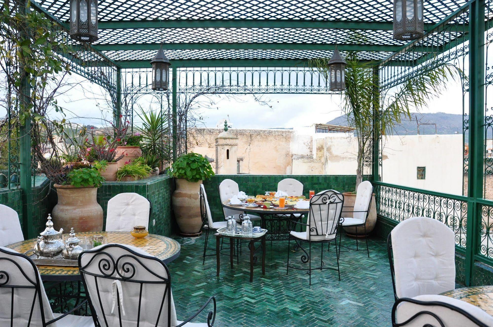 Riad La Maison Verte Фес Екстериор снимка